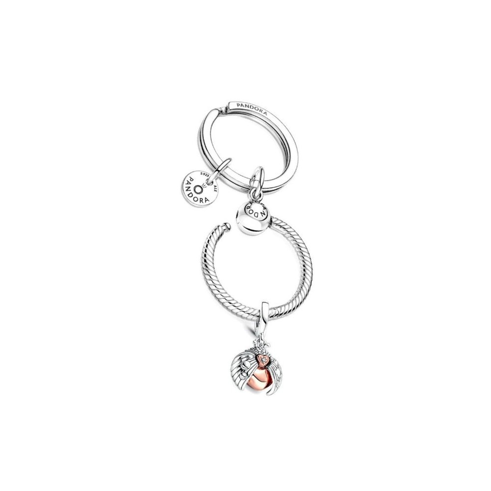 Pandora ALE S925 Club 2022 Ladybird  &  Heart Dangle Charm